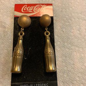 costume earrings, Coca-Cola memorabilia